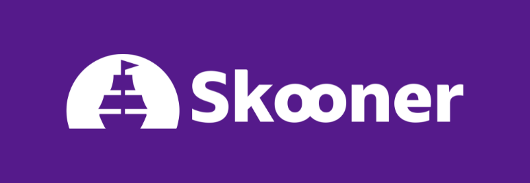 Skooner secondary logo purple